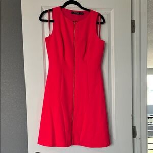 Ralph Lauren Hot Pink Zip-Front  Dress